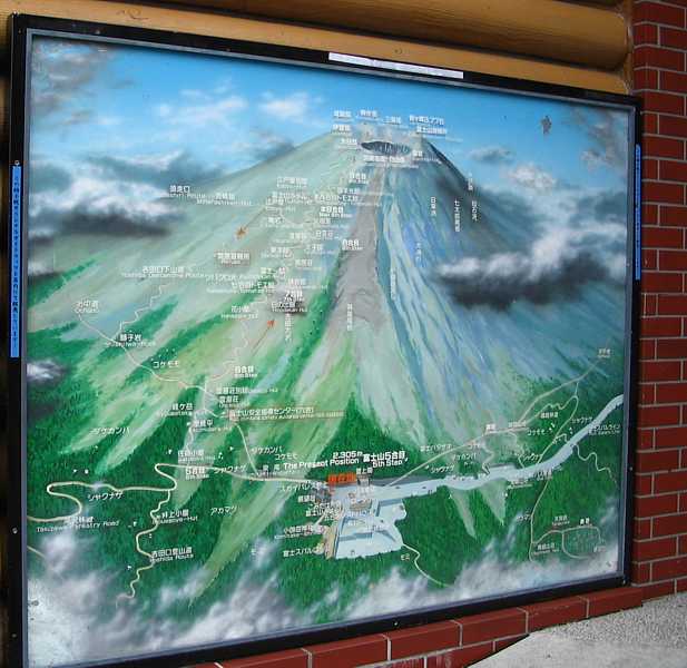 Mt Fuji Map Japan